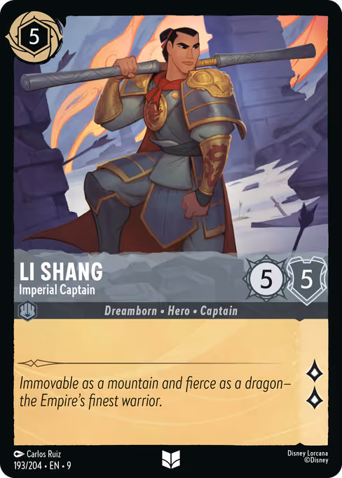Li Shang — Imperial Captain