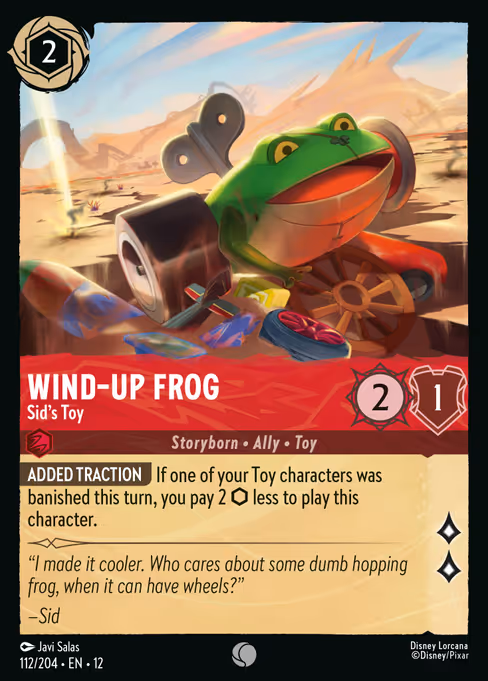 Wind-Up Frog — Sid's Toy