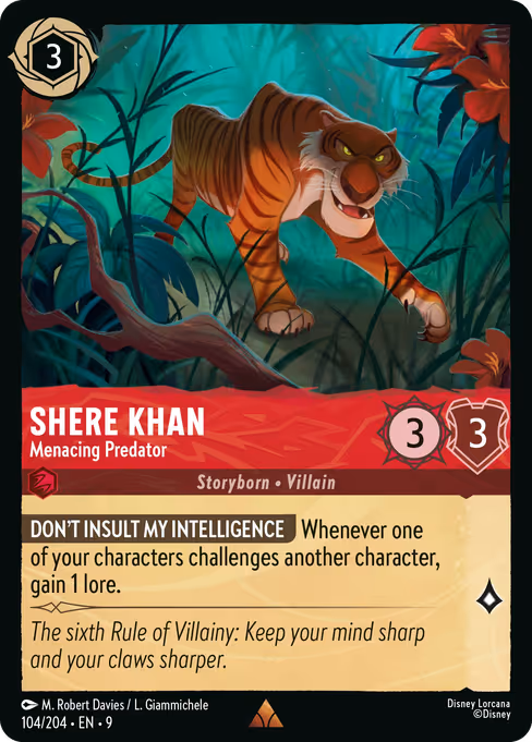 Shere Khan — Menacing Predator