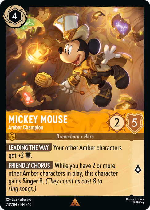 Mickey Mouse — Amber Champion