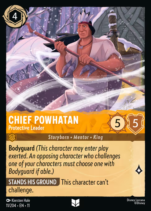 Chief Powhatan — Protective Leader