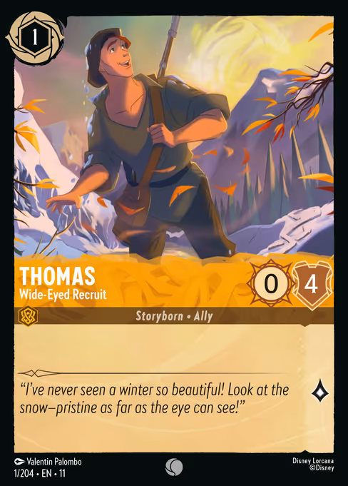 Thomas — Wide-Eyed Recruit