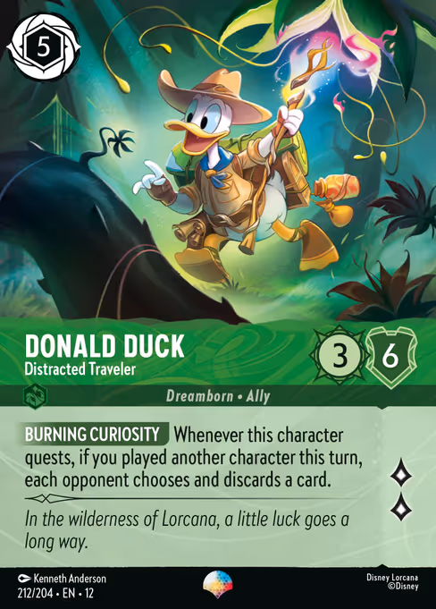 Donald Duck — Distracted Traveler