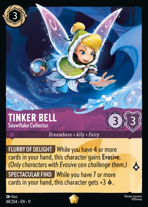Tinker Bell — Snowflake Collector