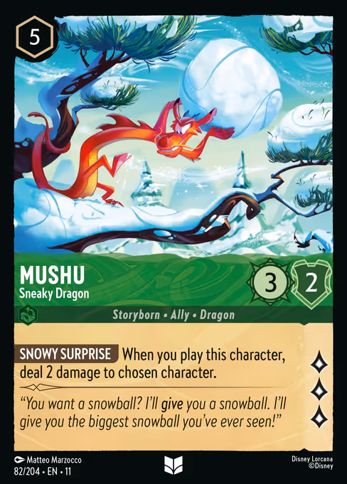 Mushu — Sneaky Dragon