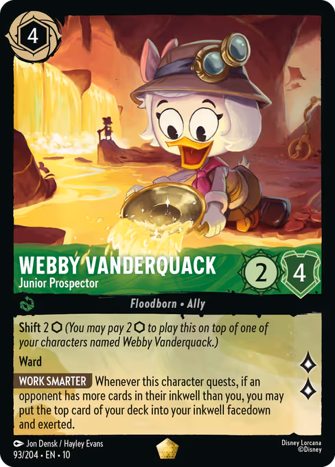 Webby Vanderquack — Junior Prospector