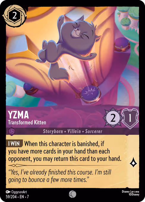 Yzma — Transformed Kitten