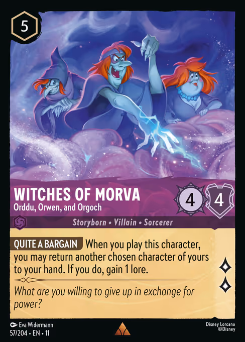 Witches of Morva — Orddu, Orwen, and Orgoch