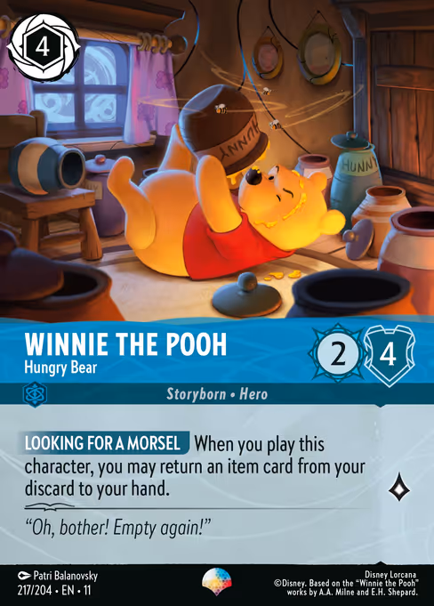 Winnie the Pooh — Hungry Bear