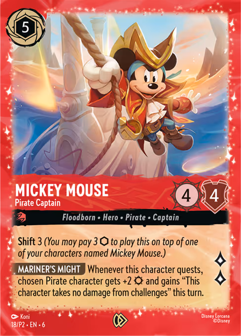 Mickey Mouse — Pirate Captain