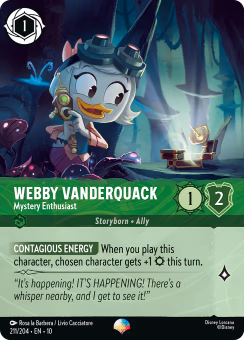 Webby Vanderquack — Mystery Enthusiast