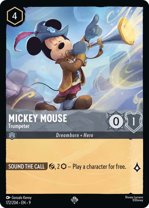 Mickey Mouse — Trumpeter