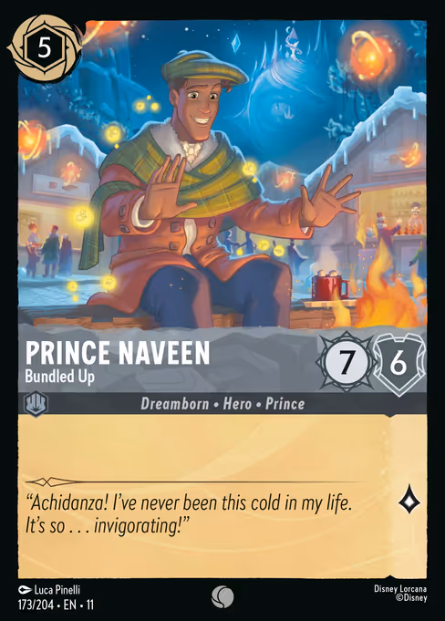 Prince Naveen — Bundled Up