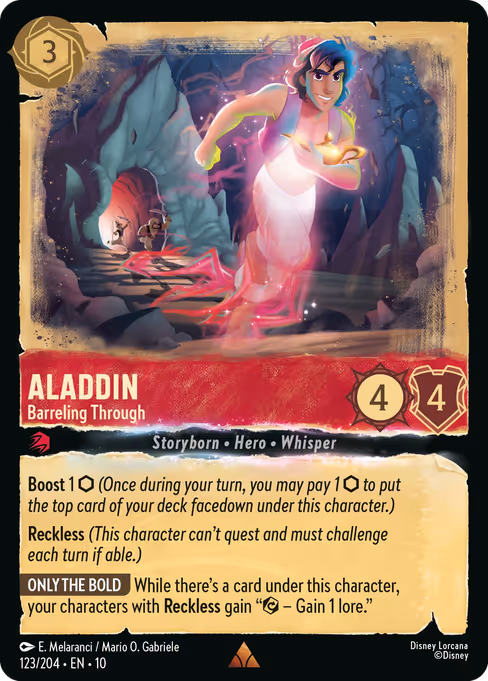 Aladdin — Barreling Through