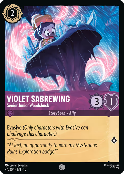 Violet Sabrewing — Senior Junior Woodchuck
