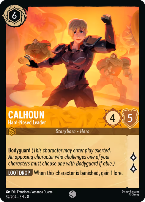 Calhoun — Hard-Nosed Leader