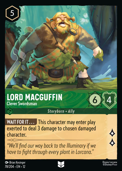Lord MacGuffin — Clever Swordsman