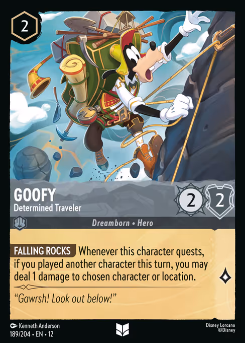 Goofy — Determined Traveler