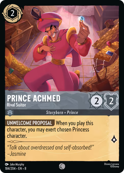 Prince Achmed — Rival Suitor
