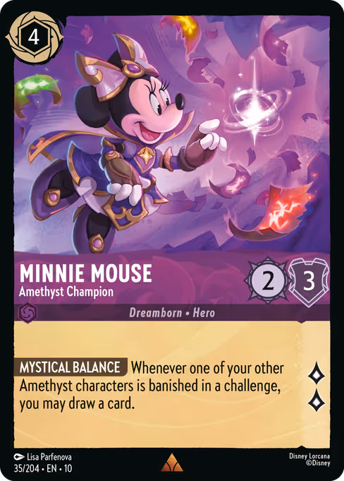 Minnie Mouse — Amethyst Champion