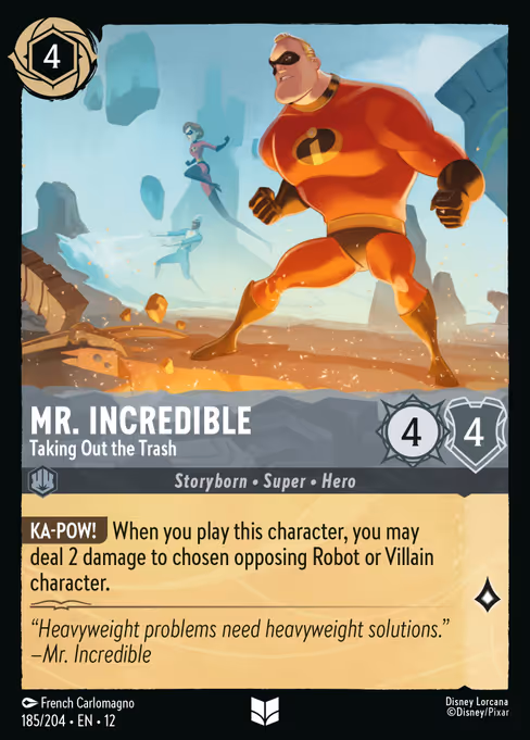 Mr. Incredible — Taking Out the Trash