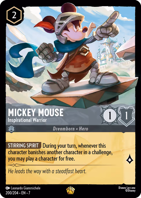 Mickey Mouse — Inspirational Warrior
