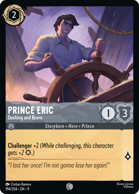 Prince Eric — Dashing and Brave
