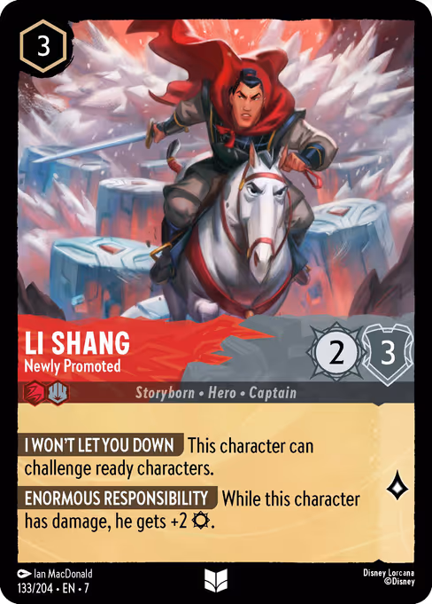 Li Shang — Newly Promoted