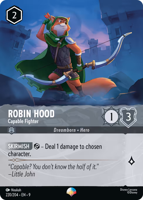 Robin Hood — Capable Fighter
