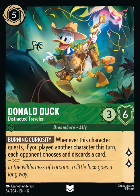 Donald Duck — Distracted Traveler