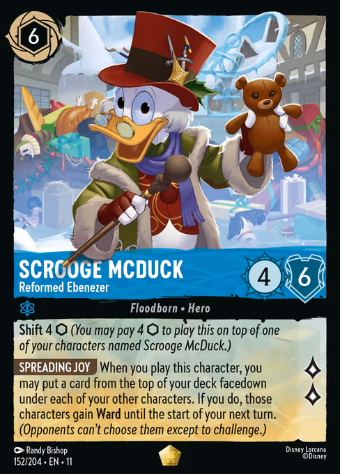 Scrooge McDuck — Reformed Ebenezer