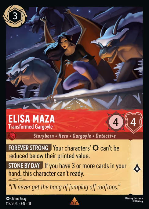 Elisa Maza — Transformed Gargoyle