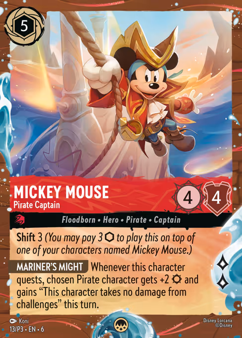 Mickey Mouse — Pirate Captain