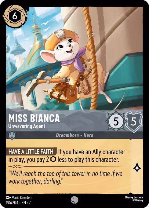 Miss Bianca — Unwavering Agent