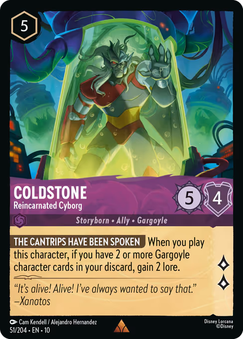 Coldstone — Reincarnated Cyborg