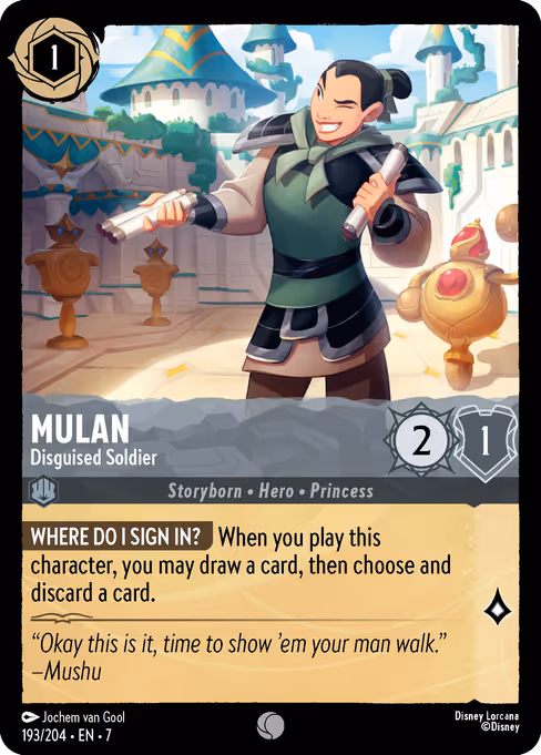 Mulan — Disguised Soldier