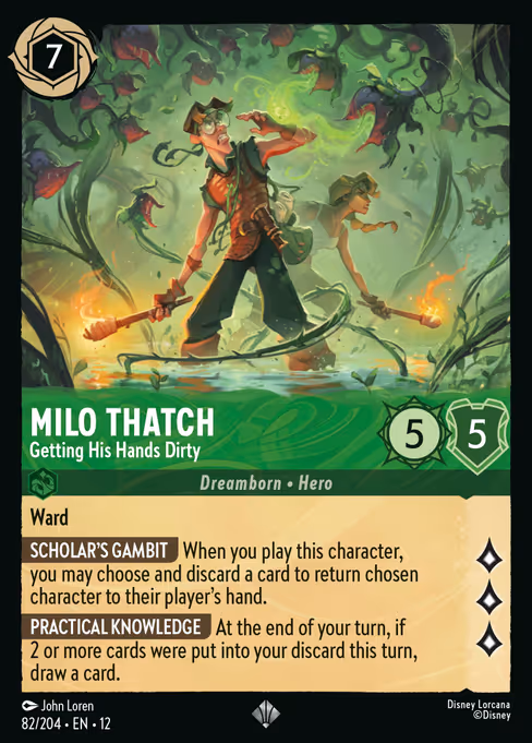 Milo Thatch — Getting His Hands Dirty