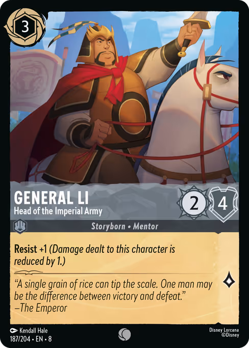 General Li — Head of the Imperial Army