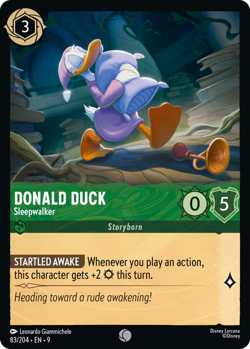 Donald Duck — Sleepwalker