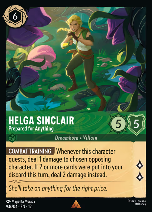 Helga Sinclair — Prepared for Anything