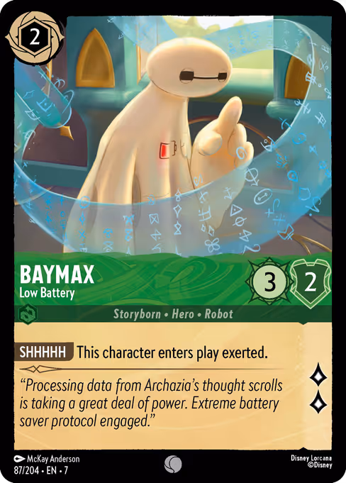 Baymax — Low Battery