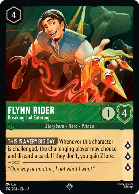 Flynn Rider — Breaking and Entering