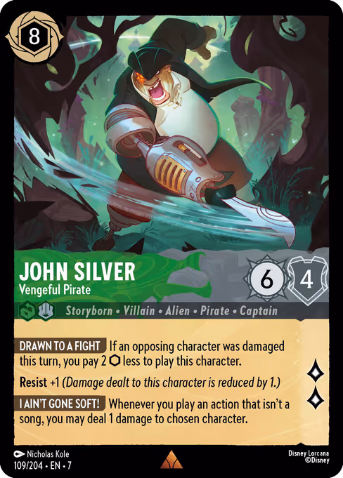 John Silver — Vengeful Pirate