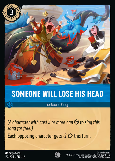 Someone Will Lose His Head