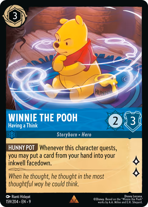 Winnie the Pooh — Having a Think