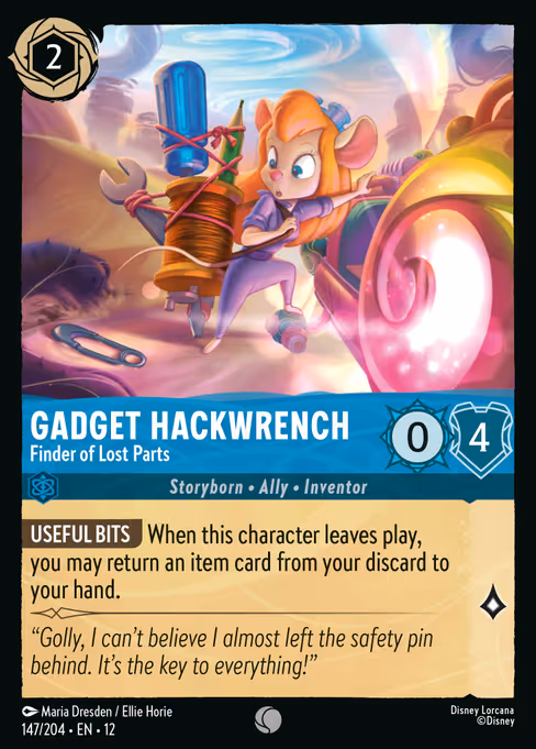 Gadget Hackwrench — Finder of Lost Parts