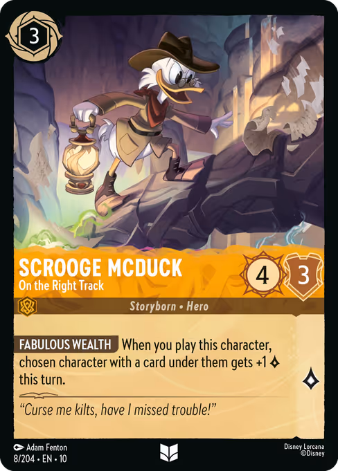 Scrooge McDuck — On the Right Track