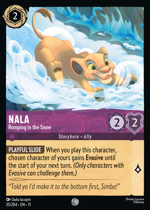 Nala — Romping in the Snow