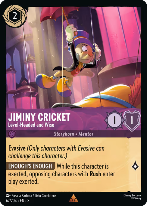 Jiminy Cricket — Level-Headed and Wise