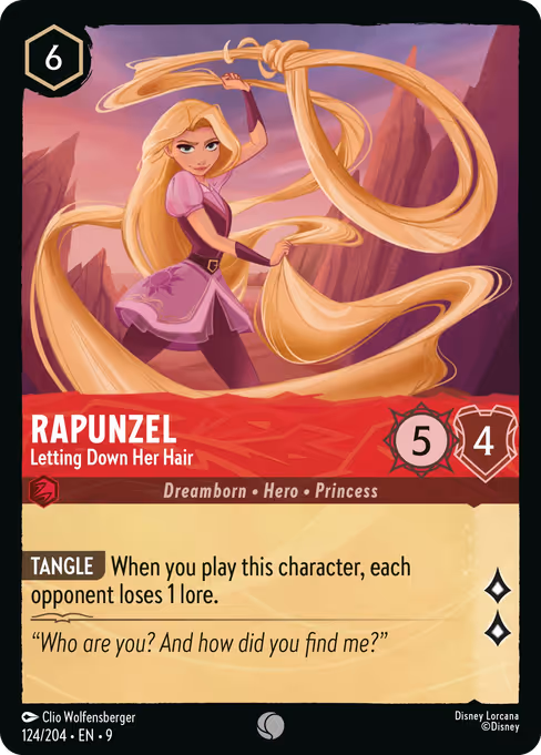 Rapunzel — Letting Down Her Hair